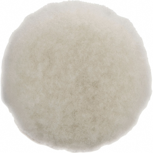 3" Diam Sheepskin Wool Bonnet Pad