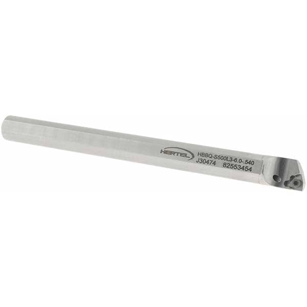 Hertel H08614877 0.54" Min Bore, 2" Max Depth, Left Hand HBBQ Indexable Boring Bar 