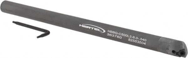 Hertel H08614919 0.54" Min Bore, 5" Max Depth, Left Hand HBBQ Indexable Boring Bar 