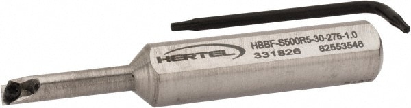 Hertel H59869107 0.275" Min Bore, 1" Max Depth, Right Hand HBBF Indexable Boring Bar Image