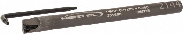 Hertel H59869354 0.36" Min Bore, 3-1/8" Max Depth, Right Hand HBBF Indexable Boring Bar Image