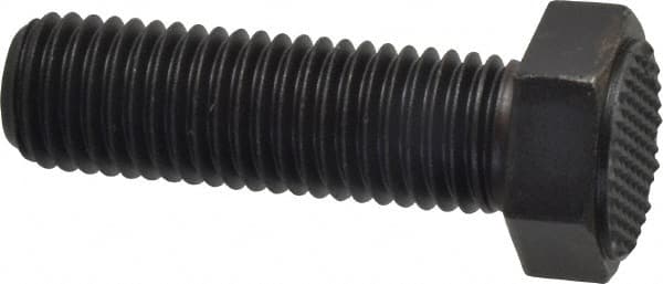 Fairlane CTH-0755X2.5-EF Serrated Tooth, 3/4-10, 2-1/2" Shank Length, 1-3/4" Thread Length, Black Oxide Finish, Hex Head, Adjustable Positioning Gripper 