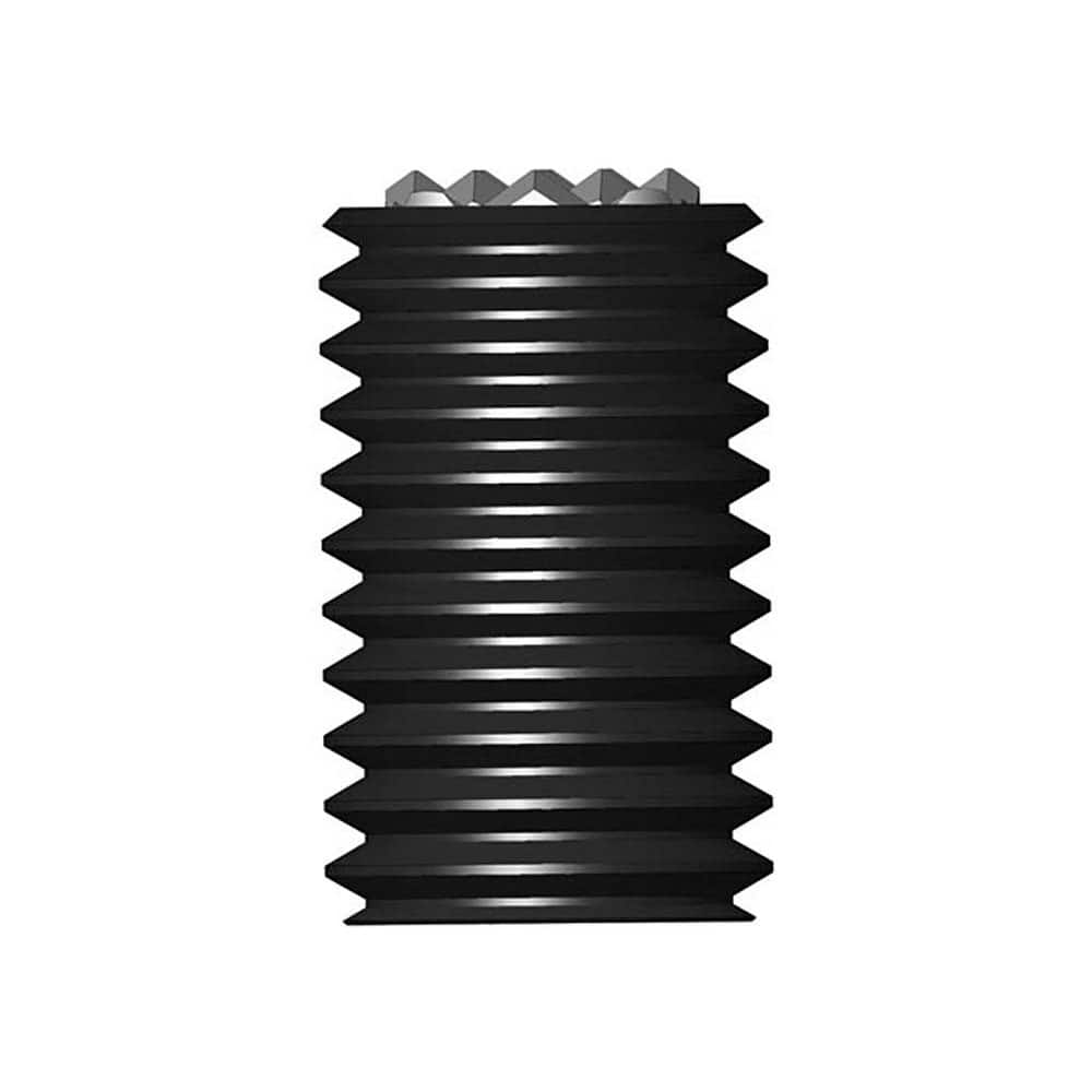 Fairlane PG-0625 Serrated Tooth, 5/8-11, 5/16" Internal Hex, 1" Thread Length, Black Oxide Finish, Fully Threaded, Adjustable Positioning Gripper 