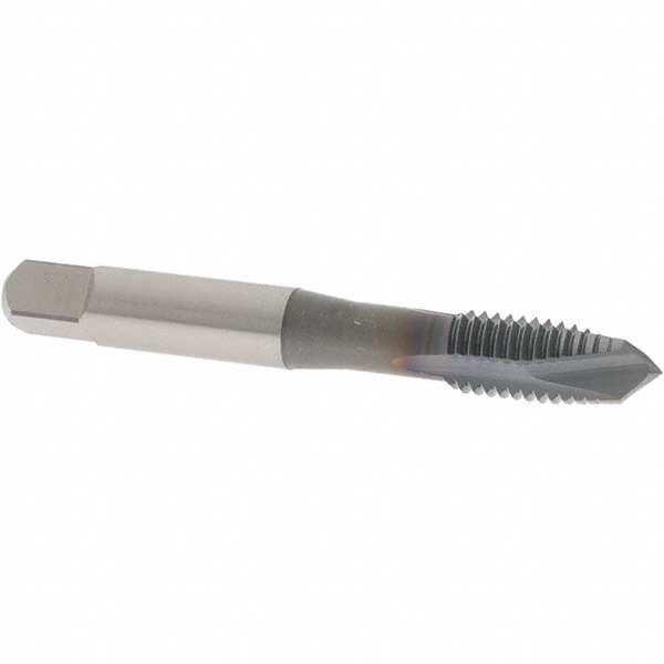 OSG 1751608 Spiral Point Tap: M10 x 1.5, Metric Coarse, 3 Flutes, Plug, 6H, Vanadium High Speed Steel, TiCN Finish Image