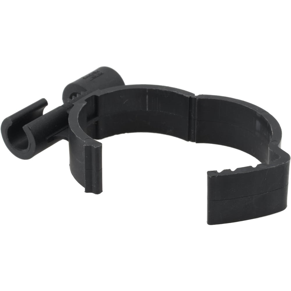 Cushion Clamp: 3/4" Tube, Polyamide, Black, Blue & Silver