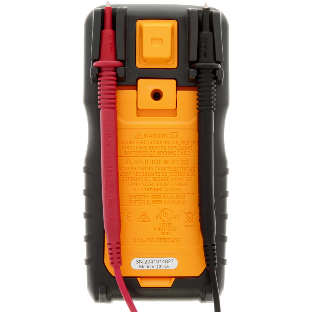 Microamps Multimeter Ideal - Multimeters: Multimeter Type: Auto Ranging, Digital ...