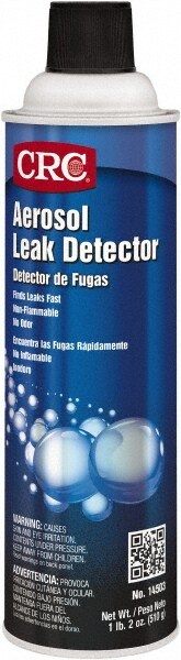 Chemical Detectors, Testers & Insulators; Type: All-Purpose Leak Detector ; Container Type: Aerosol ; Container Size: 20 oz. ; Function: Detects Leaks In Anything That Can Be Tested w/Air Or Gas Pressure