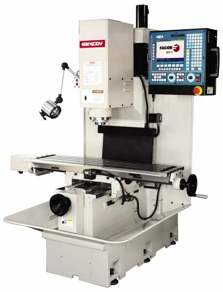 CNC Milling Machine: 12 x 48" Table, 3 Phase, Fagor
