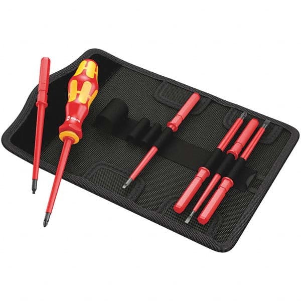 Screwdriver Set: 7 Pc, Phillips, Slotted & Square