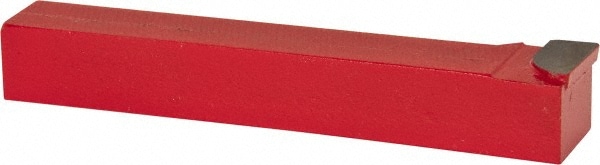 Single-Point Tool Bit: FR-8, 1/2" Shank Height, 1/2" Shank Width, C2 Solid Carbide Tip, Right Hand