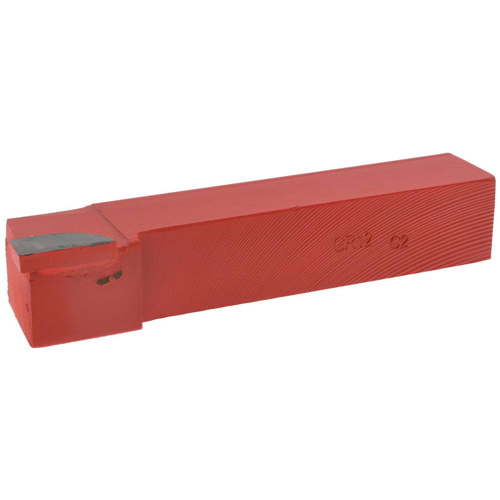 Single-Point Tool Bit: GR-12, 3/4" Shank Height, 3/4" Shank Width, C2 Solid Carbide Tip, Right Hand