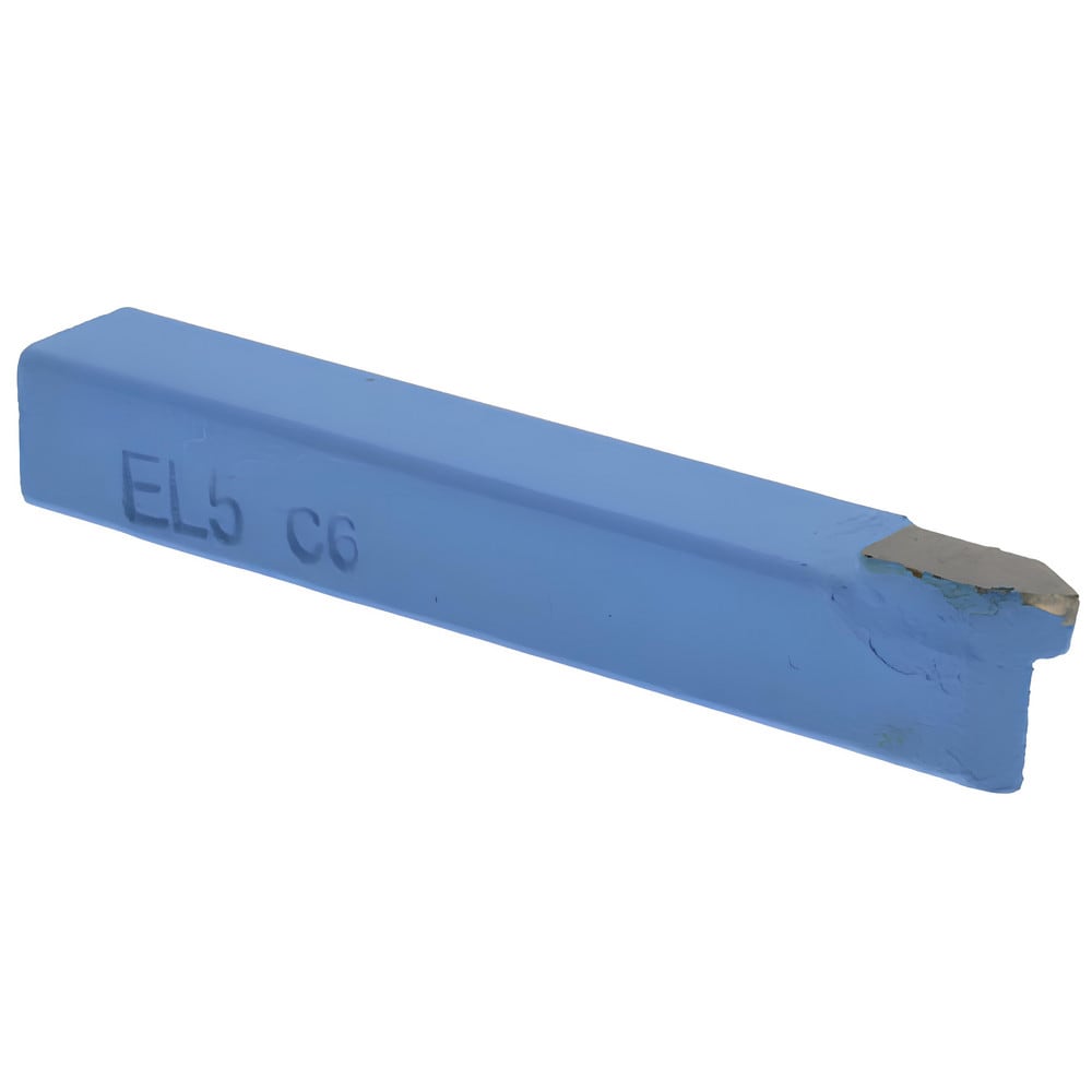 Single-Point Tool Bit: EL-5, 5/16" Shank Height, 5/16" Shank Width, C6 Solid Carbide Tip, Left Hand