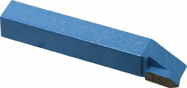 Single-Point Tool Bit: EL-8, 1/2" Shank Height, 1/2" Shank Width, C6 Solid Carbide Tip, Left Hand