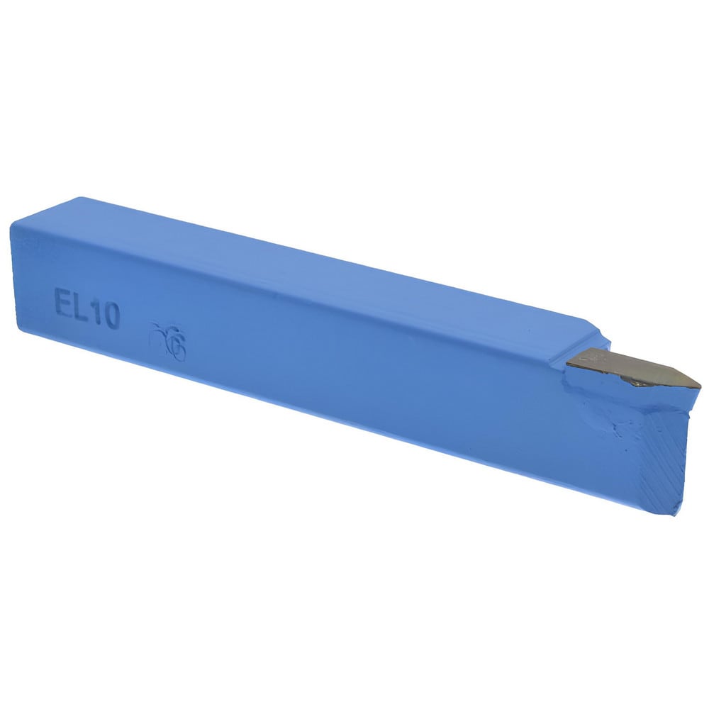 Single-Point Tool Bit: EL-10, 5/8" Shank Height, 5/8" Shank Width, C6 Solid Carbide Tip, Left Hand