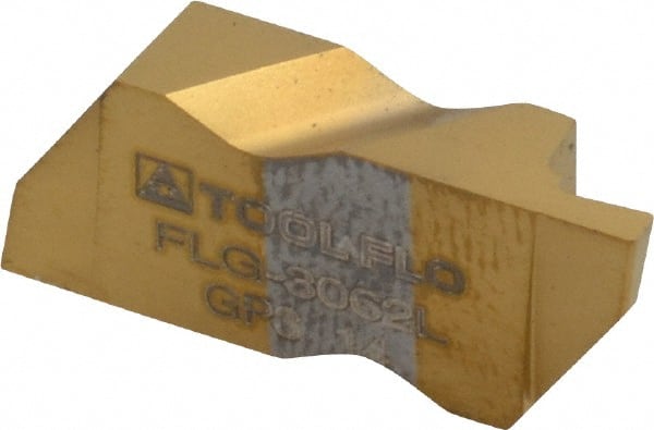 Tool-Flo 563662LJ5R Grooving Insert: FLG3062 GP3, Solid Carbide 