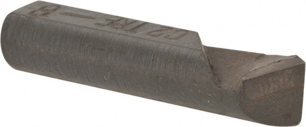 Value Collection 383-8812 Single Point Tool Bit: 3/8 Shank Width, 3/8 Shank Height, C2 Solid Carbide Tipped, Neutral, TRE, Round Shank Boring 