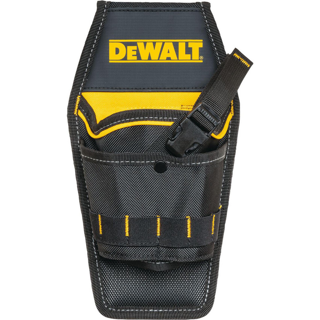 DeWALT Tool Pouches & Holsters: Holder Type: Holster; Tool Type: Drill, Drill Bits; Closure Type: Buckle; Material: Polyester | Part #DWST540502