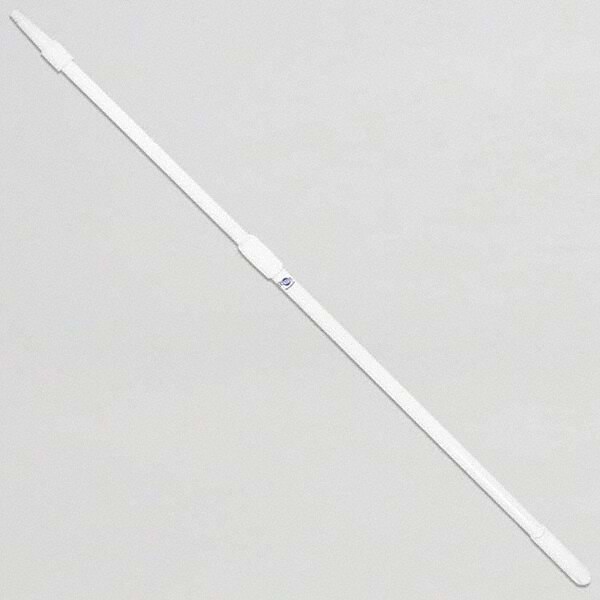 Broom/Squeegee Poles & Handles; Connection Type: Threaded ; Handle Length (Decimal Inch): 62 ; Telescoping: Yes ; Handle Material: Polypropylene ; Color: White