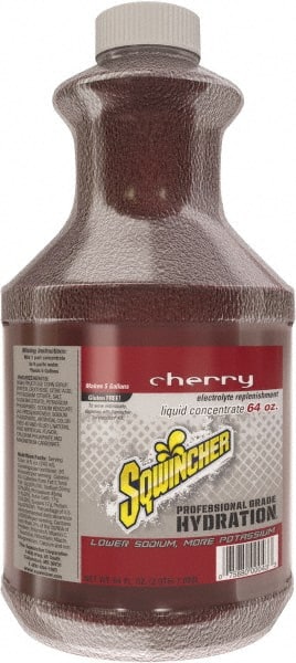 Activity Drink: 64 oz, Bottle, Cherry, Liquid Concentrate, Yields 5 gal
