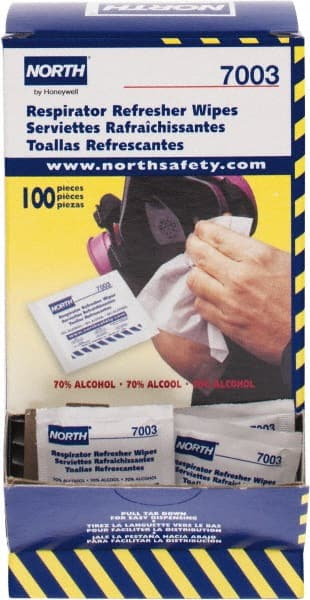 North 7003-H5 Facepiece Respirator Cleaning Wipes: 