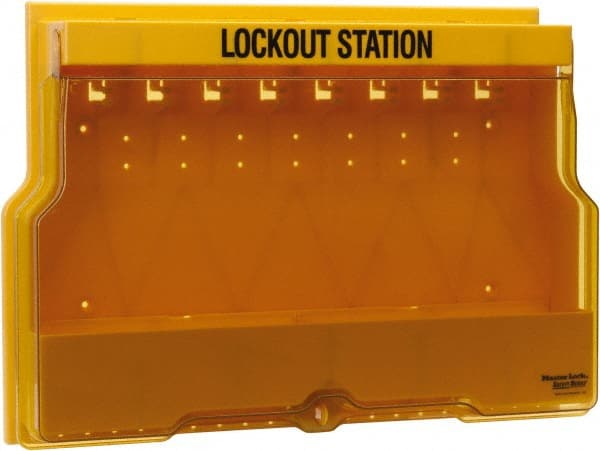 Master Lock S1850 Lockout Device Station: Empty, Polycarbonate Station 