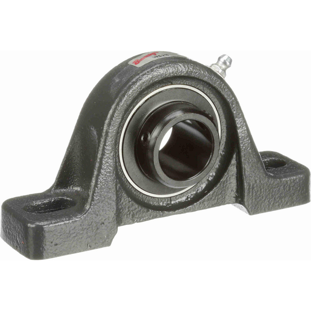 VPS-216 1" ID, 5-1/2" OAL x 2-13/16" OAH Pillow Block - 1,651 Lb Static Cap, 2,801 Lb Dyn Cap, 4-1/8" Btw Mnt Hole Ctrs, 1-7/16" Base-to-Ctr Ht, Cast Iron