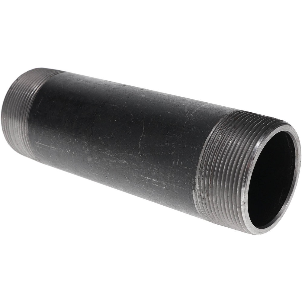 Black Pipe Nipple: 2" Dia x 7" Long, Schedule 80