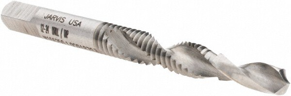 Combination Drill Tap: #12-24, H3, 2B, 2 Flutes, High Speed Steel