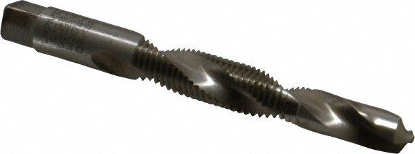 Combination Drill Tap: 5/16-24, H3, 2B, 2 Flutes, High Speed Steel