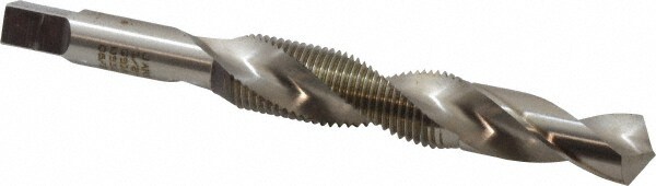 Combination Drill Tap: 1/2-20, H3, 2B, 2 Flutes, High Speed Steel