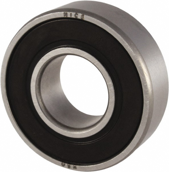 Deep Groove Ball Bearing: 0.75" Bore Dia, Double Seal - 1,025 lb Static Load, Bearing Number 1635
