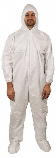 PRO-SAFE KM-CVL-KG-B-3XL 25 Qty 1 Pack Size 3XL Film Laminate Chemical Resistant Coveralls Image