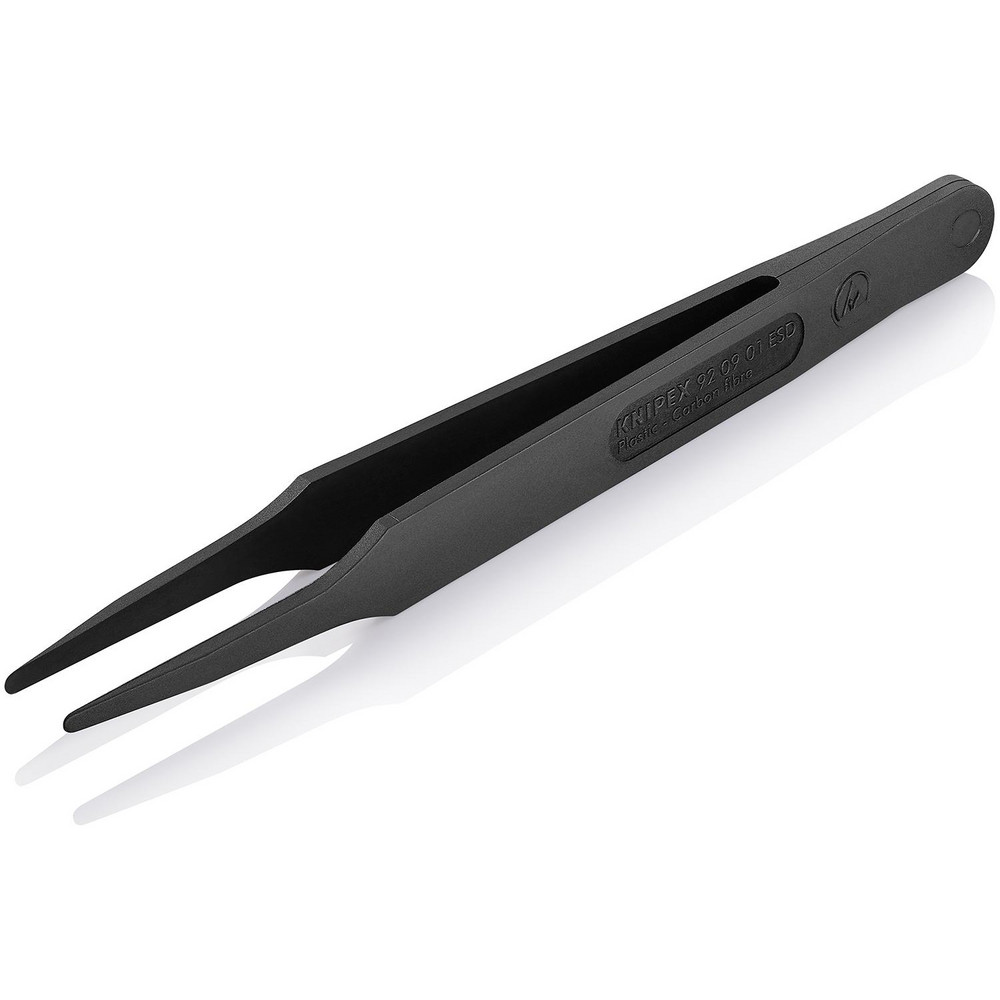 Knipex Tweezers; Tweezer Type ESD Safe; Pattern Serrated Blunt Tip