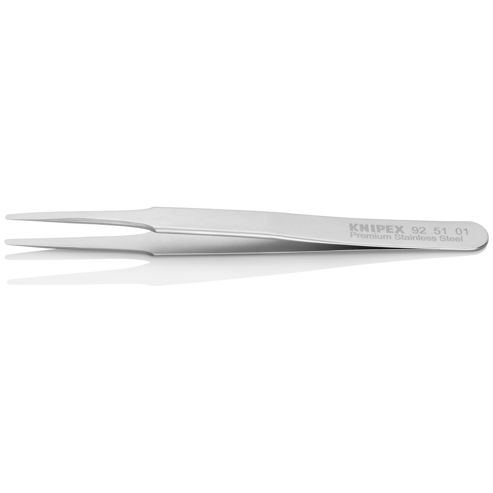 Uxcell 5-Pack 5.5-Inch Stainless Steel Straight Blunt Tweezers – Serrated Tip, Corrosion-Resistant, For Electronics, Aquariums, Crafts
