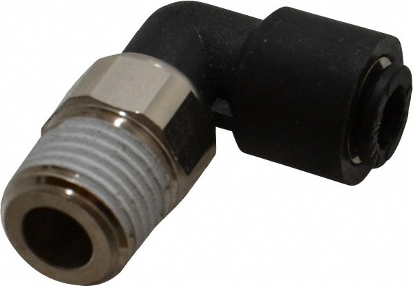 Legris 3159 06 13 Push-To-Connect Tube to Male & Tube to Male BSPT Tube Fitting: 1/4" Thread Image