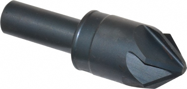 M.A. Ford. 79087502 7/8" Head Diam, 1/2" Shank Diam, 6 Flute 82° High Speed Steel Countersink Image