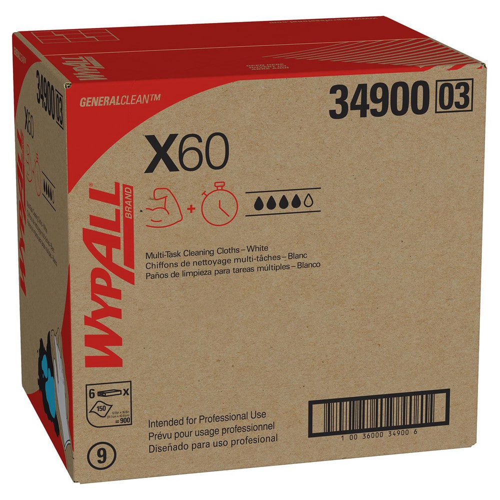 WypAll 34900 Shop Towel/Industrial Wipes: Dry & X60 