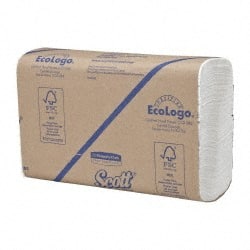 Paper Towels: Multifold, Box, 1 Ply, Recycled Fiber, White