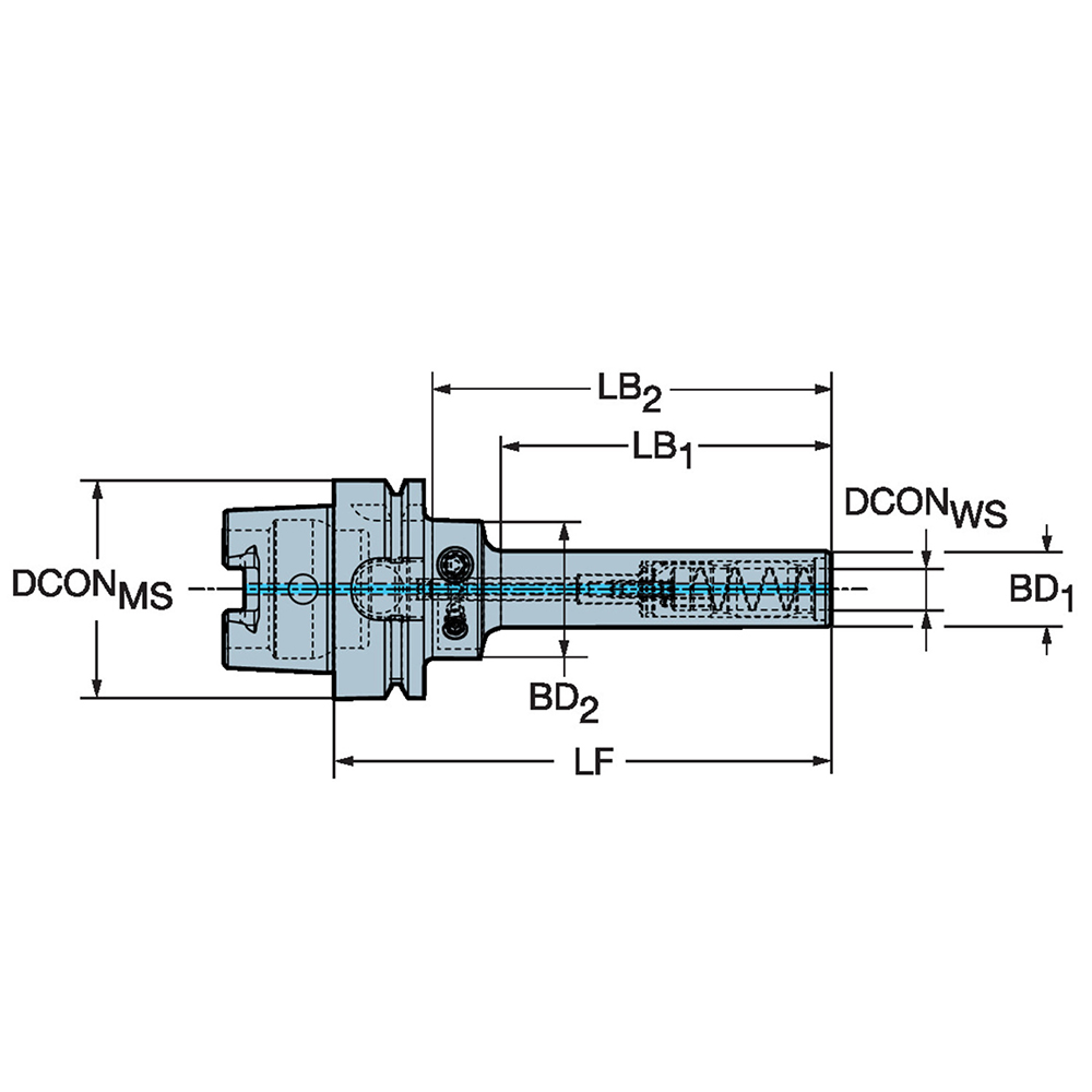 Sandvik Coromant Hydraulic Tool Holders & Chucks; Shank Type Modular