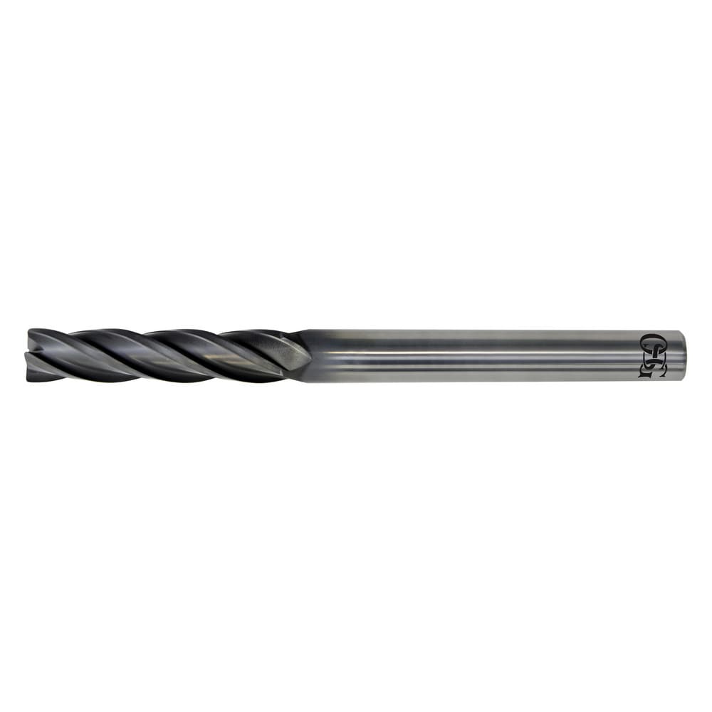 OSG - Corner Radius End Mill: 1/2" Dia, 2-1/4" LOC, 0.0150" Radius, 4