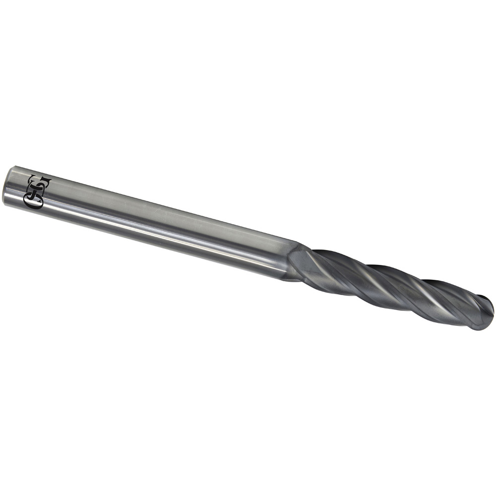 OSG Ball End Mill 0.5" Dia, 4 Flute, Solid Carbide 82847005 MSC
