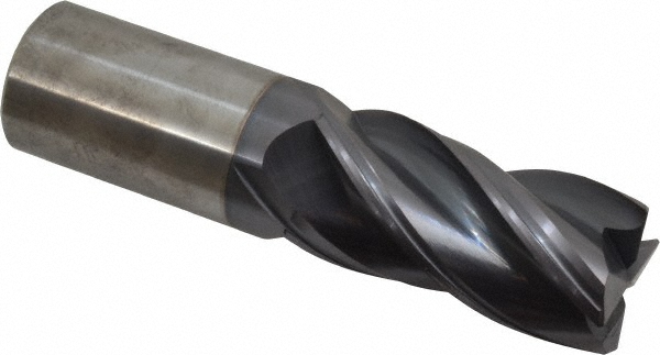 Accupro 446T1000C11 Corner Chamfer End Mill: 1" Dia, 2" LOC, 4 Flute, 0.025" Chamfer Width, Solid Carbide 