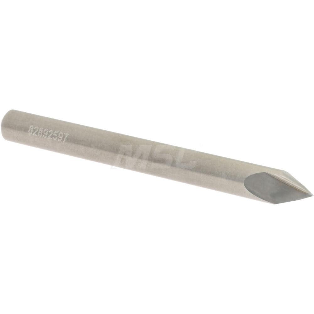 Accupro 921875060 Chamfer Mill: 2 Flutes, Solid Carbide 