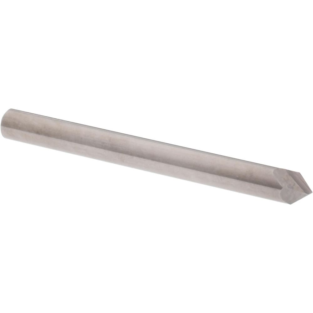 Accupro 921875082 Chamfer Mill: 2 Flutes, Solid Carbide 