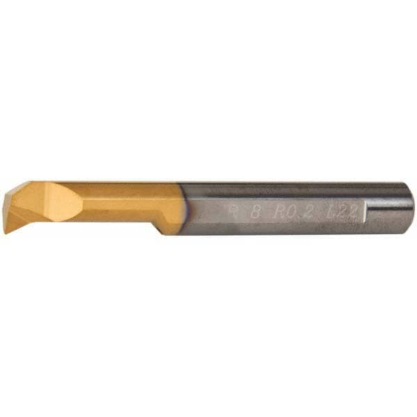 Carmex MPR8R0.2L22 Profile Boring Bar: 0.32" Min Bore, 0.87" Max Depth, Right Hand Cut, Micrograin Solid Carbide Image