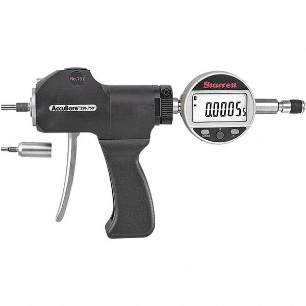 Starrett 6 to 20mm, Pistol Grip Electronic Bore Gage 82924259 MSC