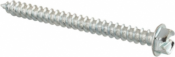 Value Collection HWTS0120250CZ Sheet Metal Screw: #12, Hex Washer Head, Slotted Image