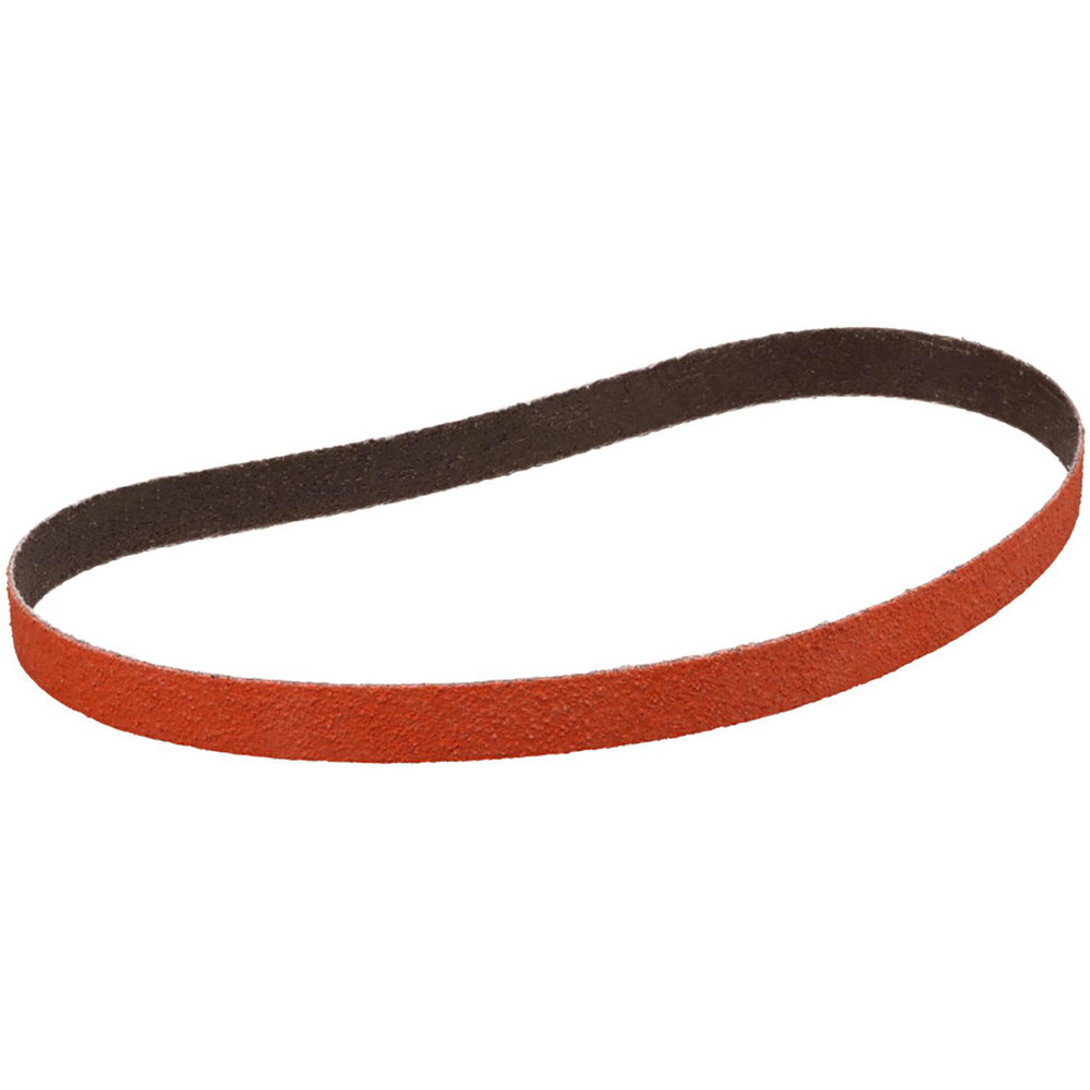 Abrasive Belt: 1/4" Wide, 24" Long, 60 Grit, Ceramic