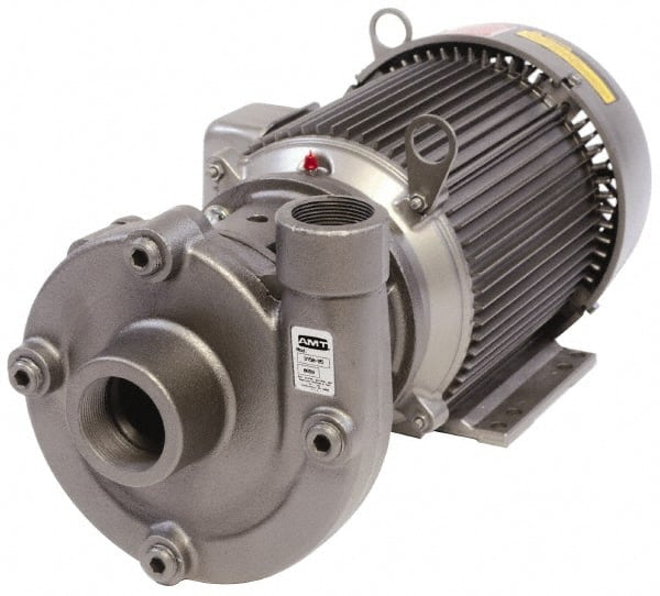 American Machine & Tool 315A-999-95 AC Straight Pump: 230V, 3 hp, 1 Phase, Cast Iron Housing, Stainless Steel Impeller 