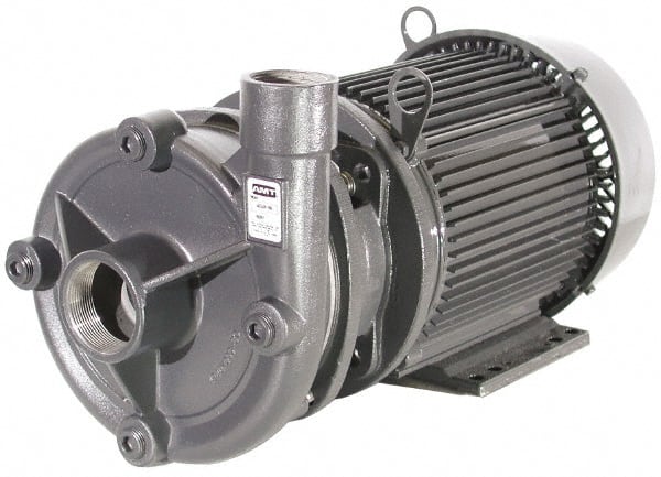 American Machine & Tool 4240-999-98 AC Straight Pump: 230/460V, 7-1/2 hp, 3 Phase, Stainless Steel Housing, Stainless Steel Impeller 
